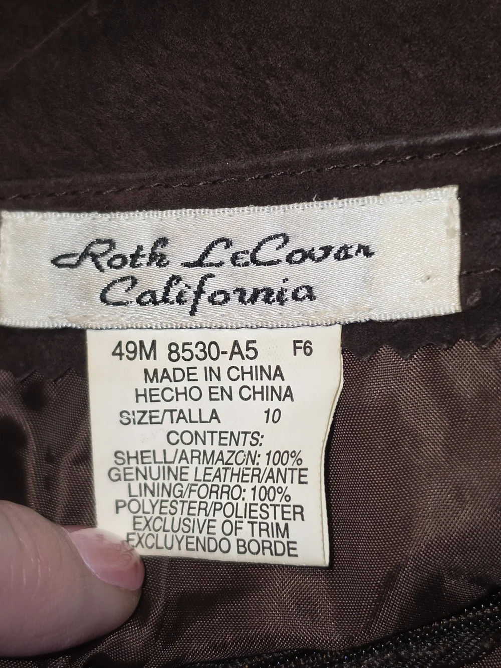 Roth LeCover California soft brown