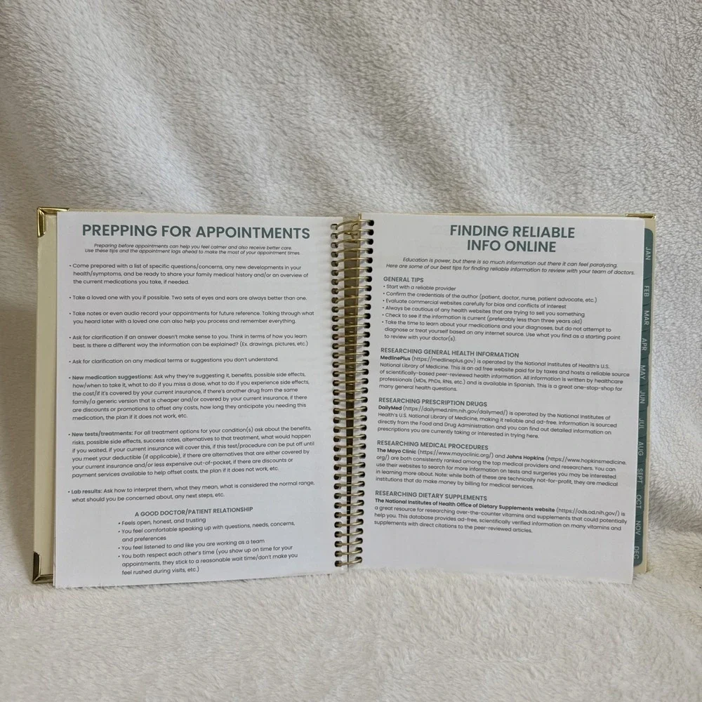 Bloom Daily Planners gold corners undated