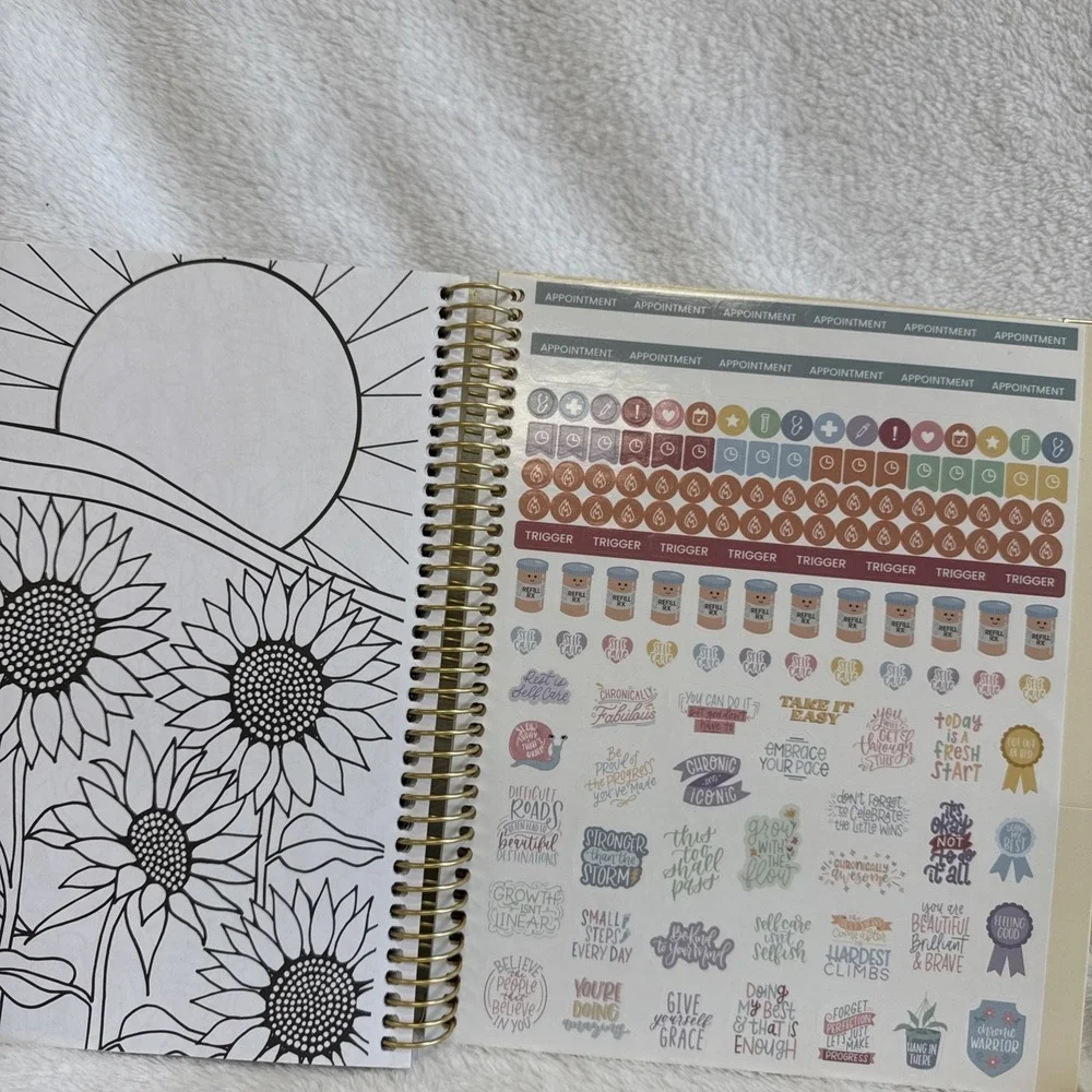 Bloom Daily Planners color type
