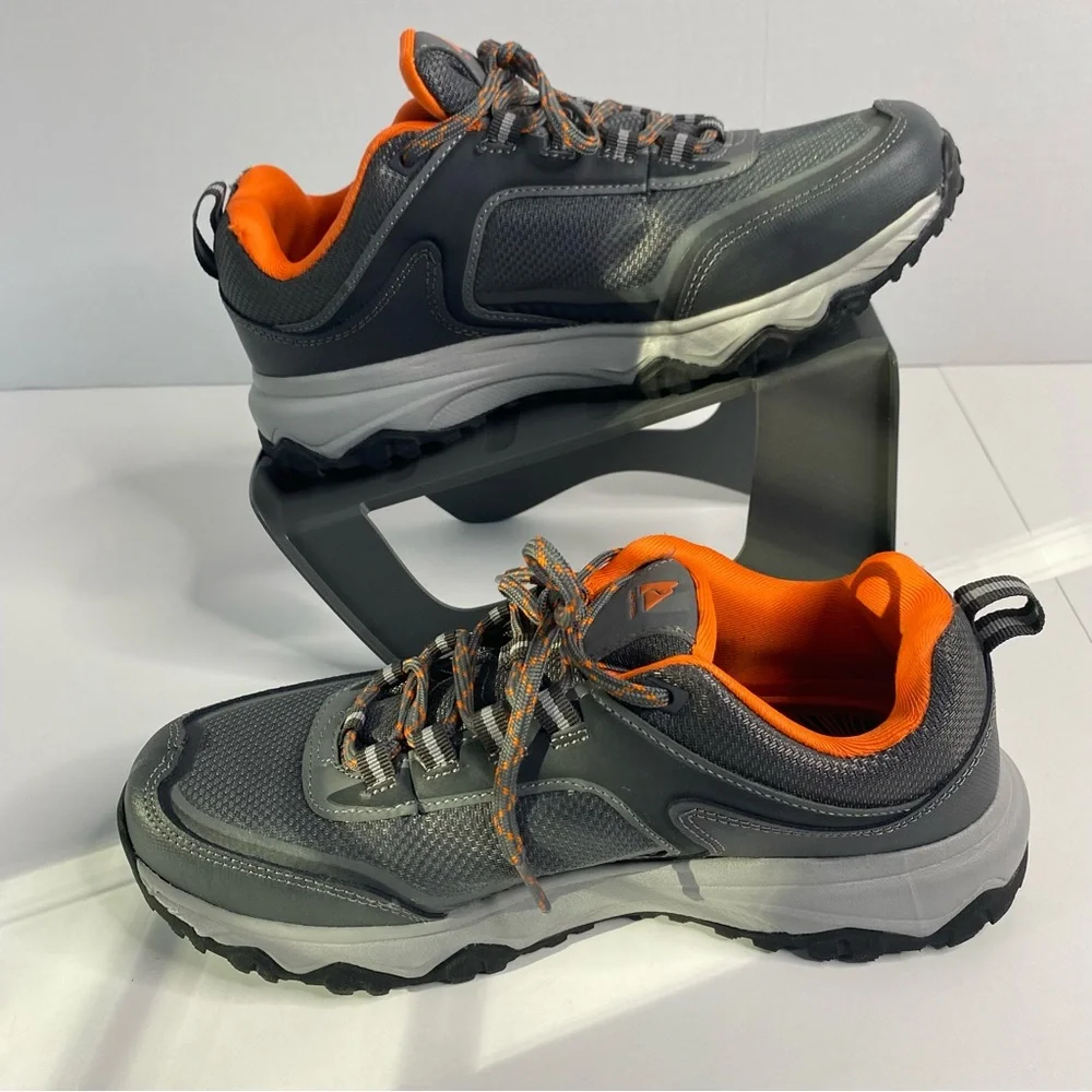 Mens Outdoor Low Top Hiking/Fishing/Hunting/Working Ozark Trail‎ Gray Boots Sz 7