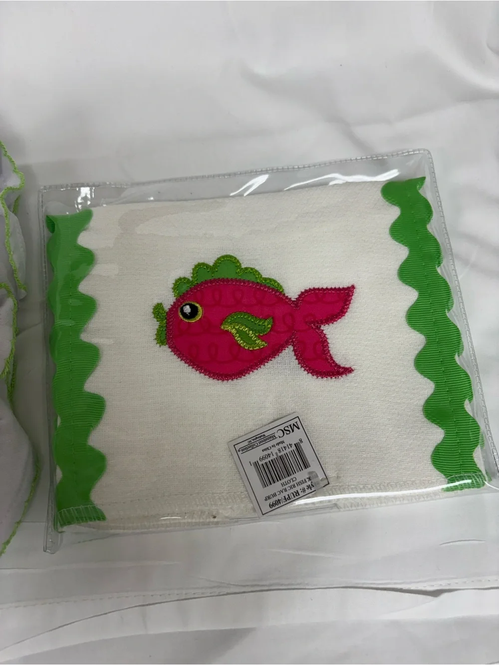 Three new Cute Applique burp cloths for baby girl.