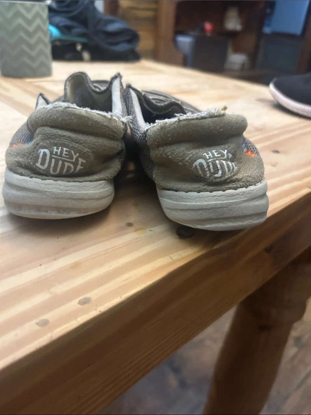 Hey Dude heel design subtle
