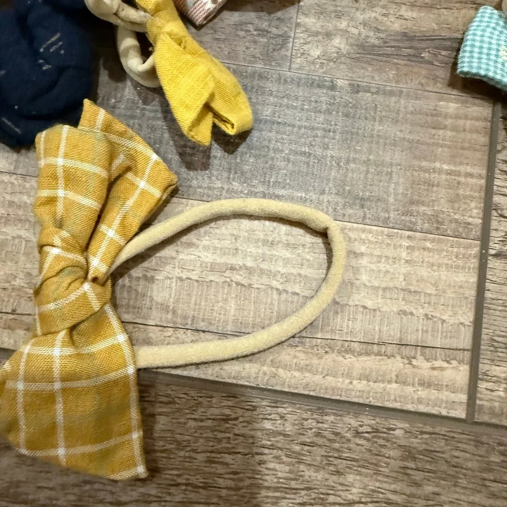 Baby Toddler Bow Headband Set Infant Newborn‎ Nylon Elastic Hair Accessories Lot