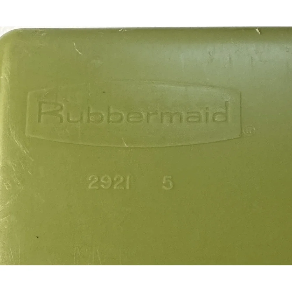Vintage Rubbermaid Silverware Flatware Storage Tray Organizer Avocado Green 2921
