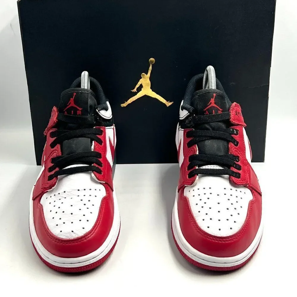 Air Jordan 1 Low FlyEase 'White Gym Red' (2022)