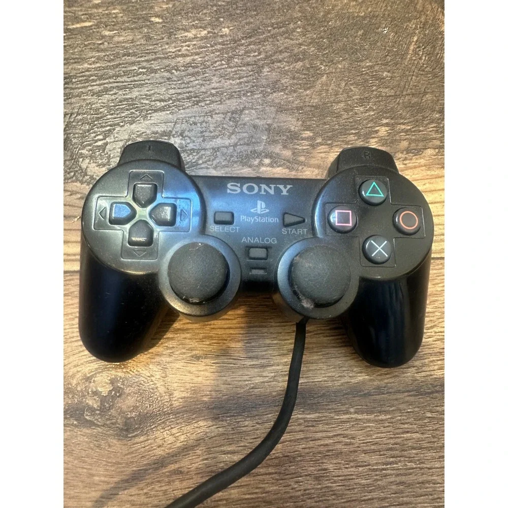 Sony PlayStation DualShock 2 Analog‎ Controller Black PS2 Wired Gamepad