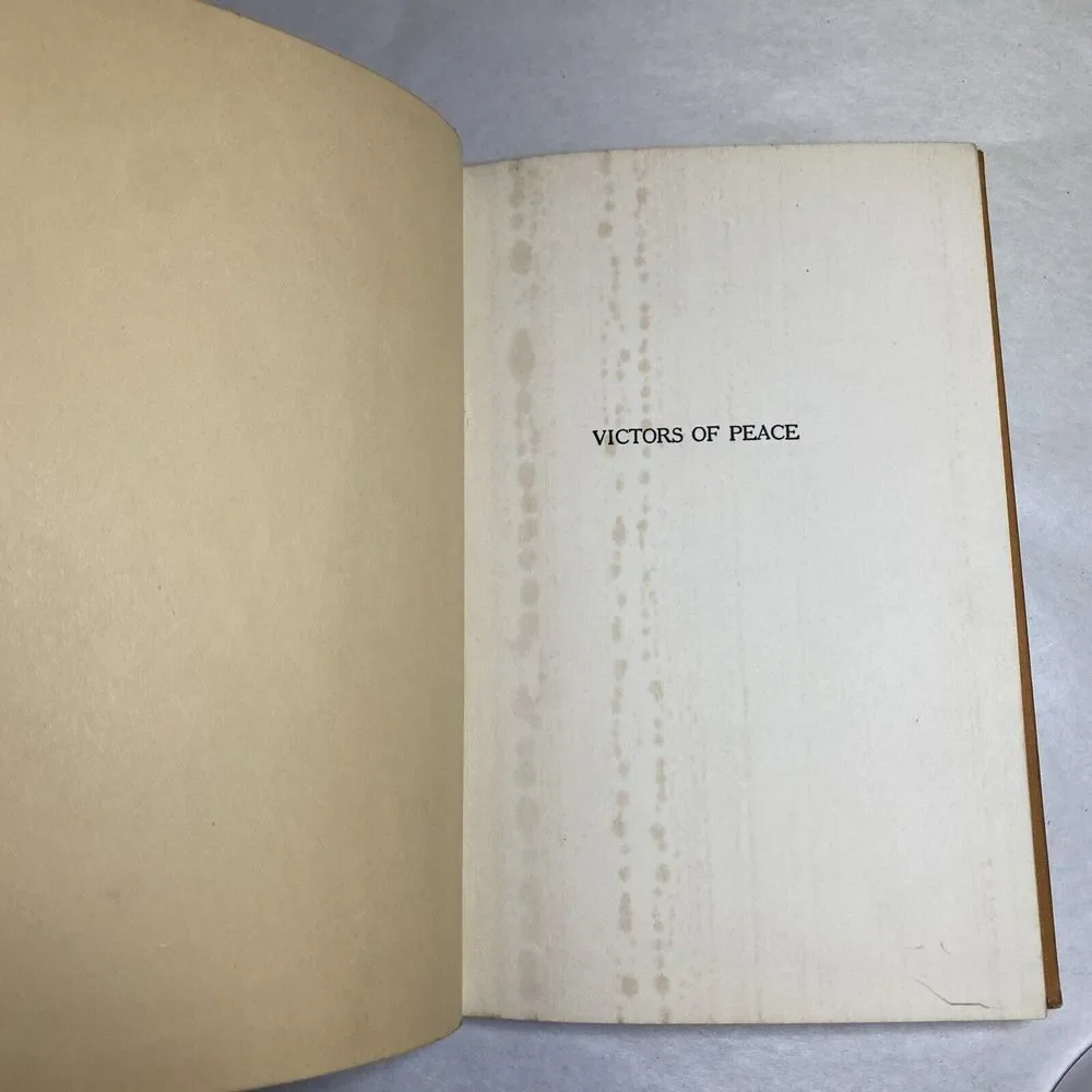 Victors Of Peace By Arthur‎ Quiller-Couch Our Changing World 1937 HTF READ