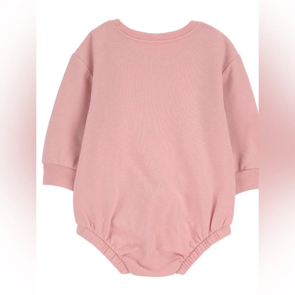 NWT Carter’s Child‎ of Mine Pink Bunny Bodysuit Long Sleeve Baby Easter Outfit