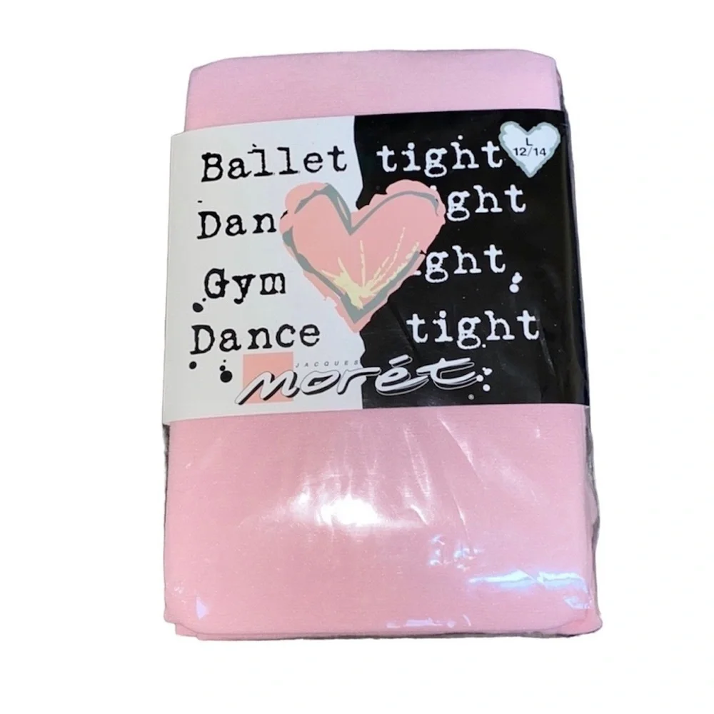 Moret pink ballet‎ tights Dance Large 12/14