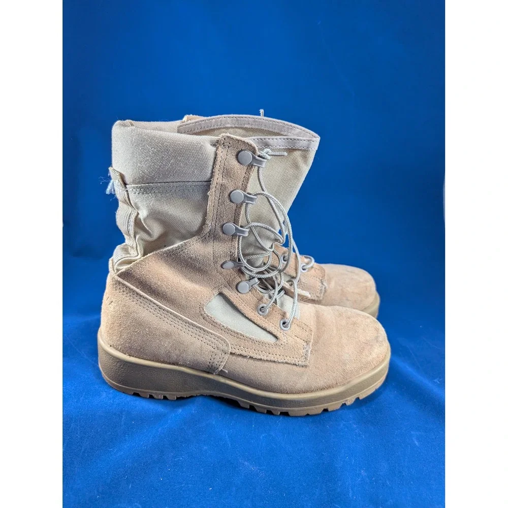 Belleville 300 DES ST Military Combat Boots Hot‎ Weather Tan Steel Toe 5.0 R