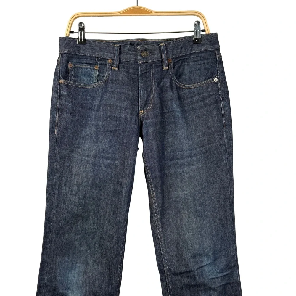 Bonobos The‎ Blue Jean Straight Leg Dark Indigo Wash Denim 5 Pocket Mens 30x34