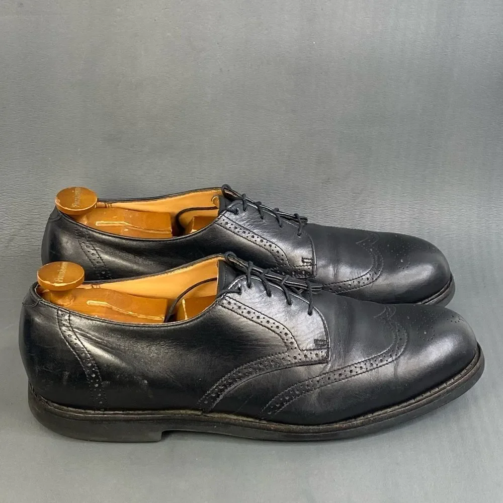 DREW black leather Vibram sole Oxford shoes mens size 13