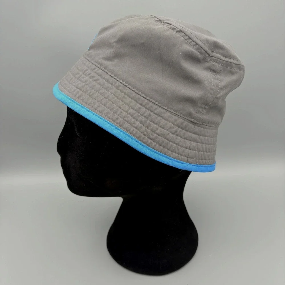 The North Face Youth‎ Bucket Hat size S-M Nylon Blue Gray Reversible Packable