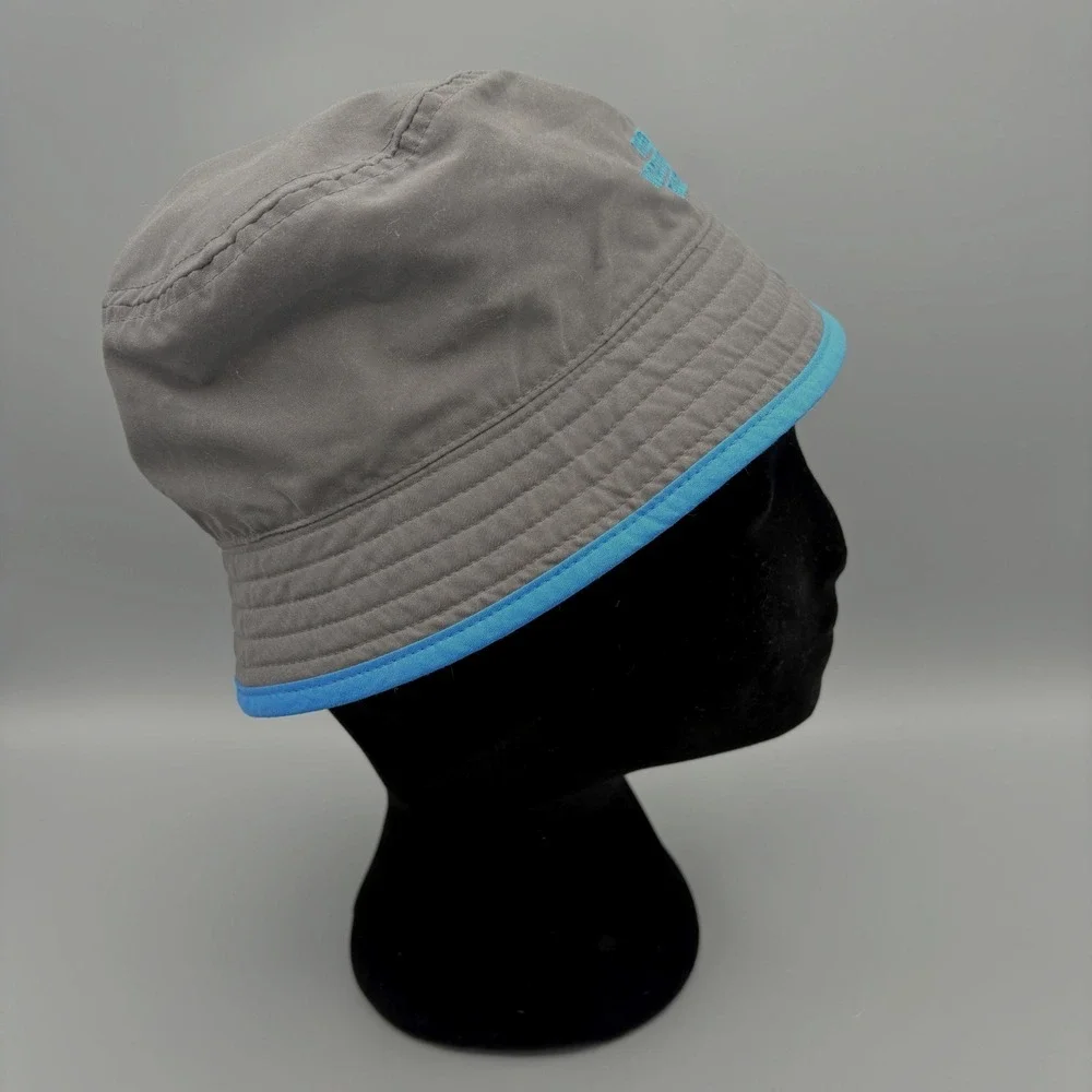 The North Face Youth‎ Bucket Hat size S-M Nylon Blue Gray Reversible Packable