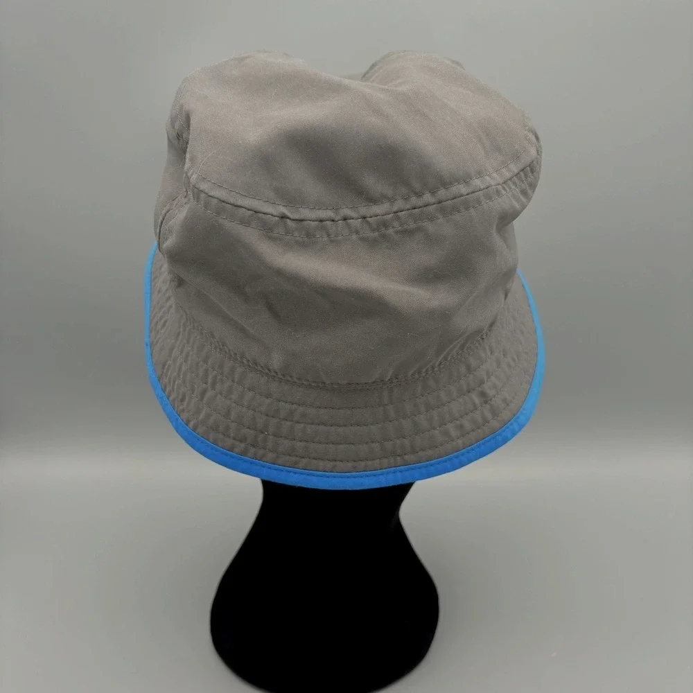 The North Face Youth‎ Bucket Hat size S-M Nylon Blue Gray Reversible Packable