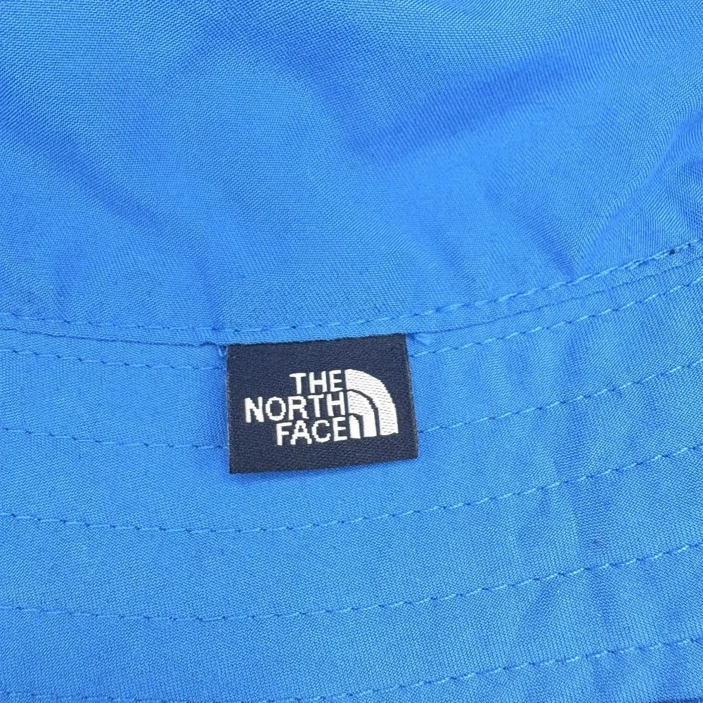 The North Face Youth‎ Bucket Hat size S-M Nylon Blue Gray Reversible Packable