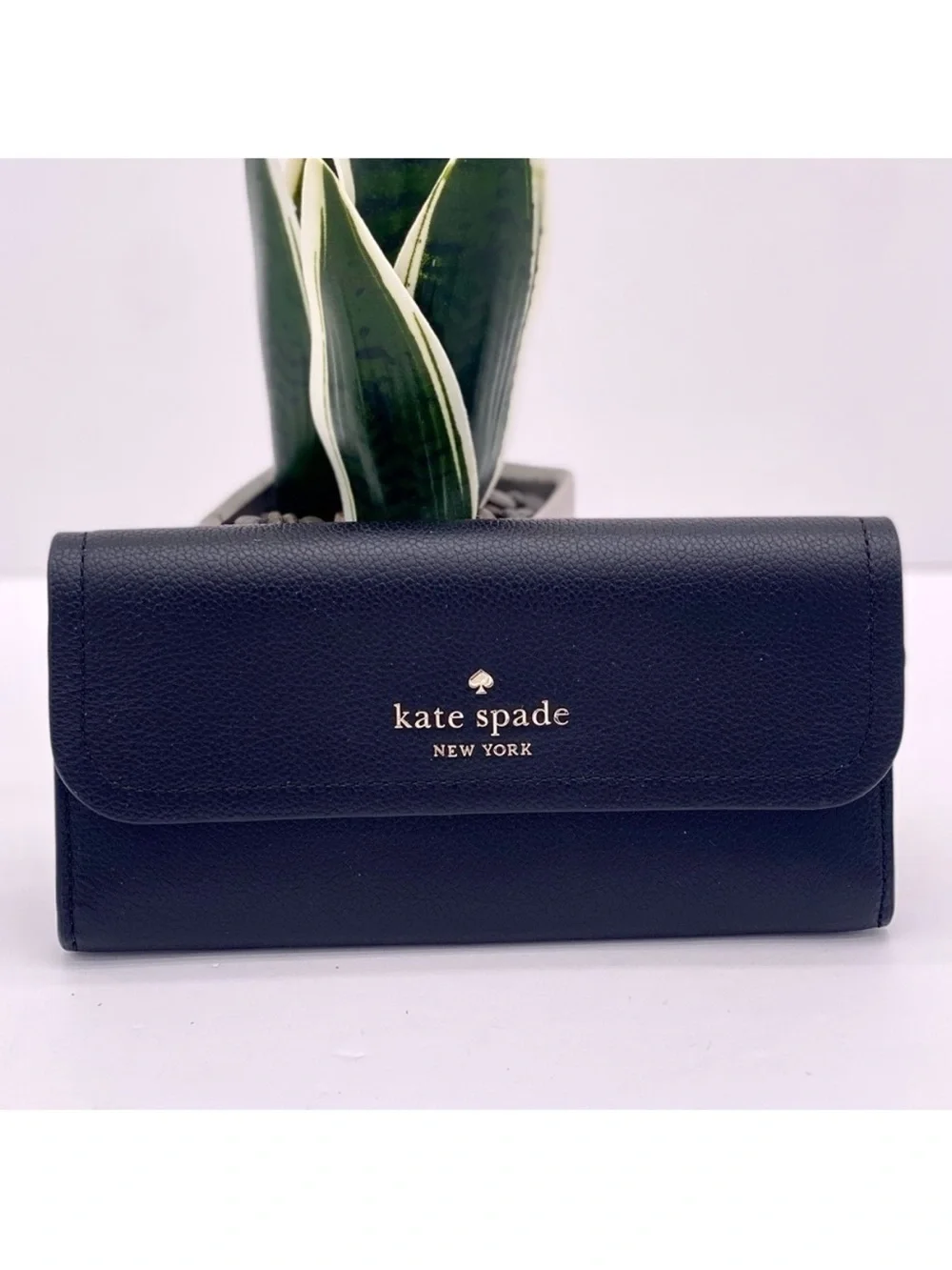 Kate Spade Rosie Large Flap Continental  Wallet Black