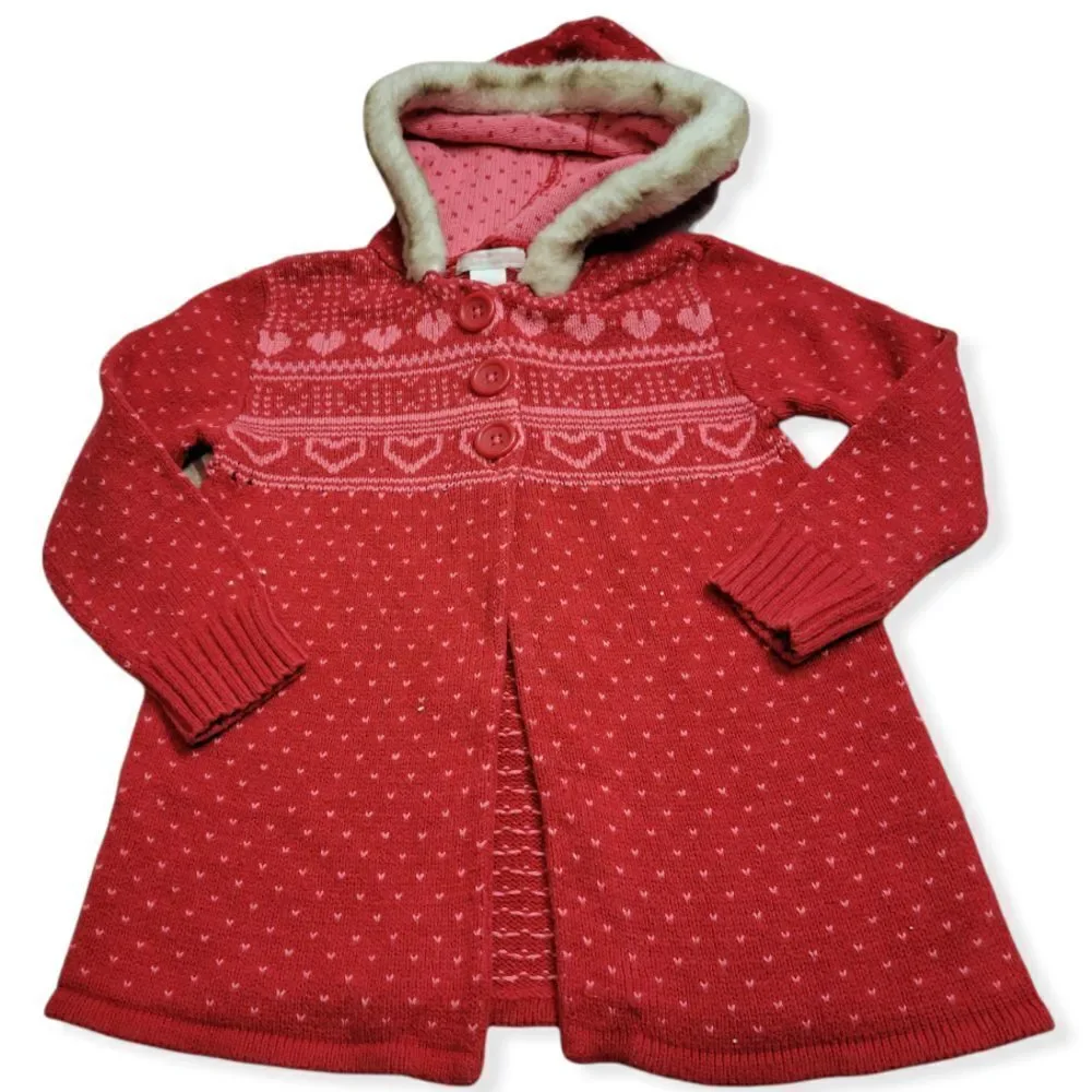 Old Navy heart sweater  3T