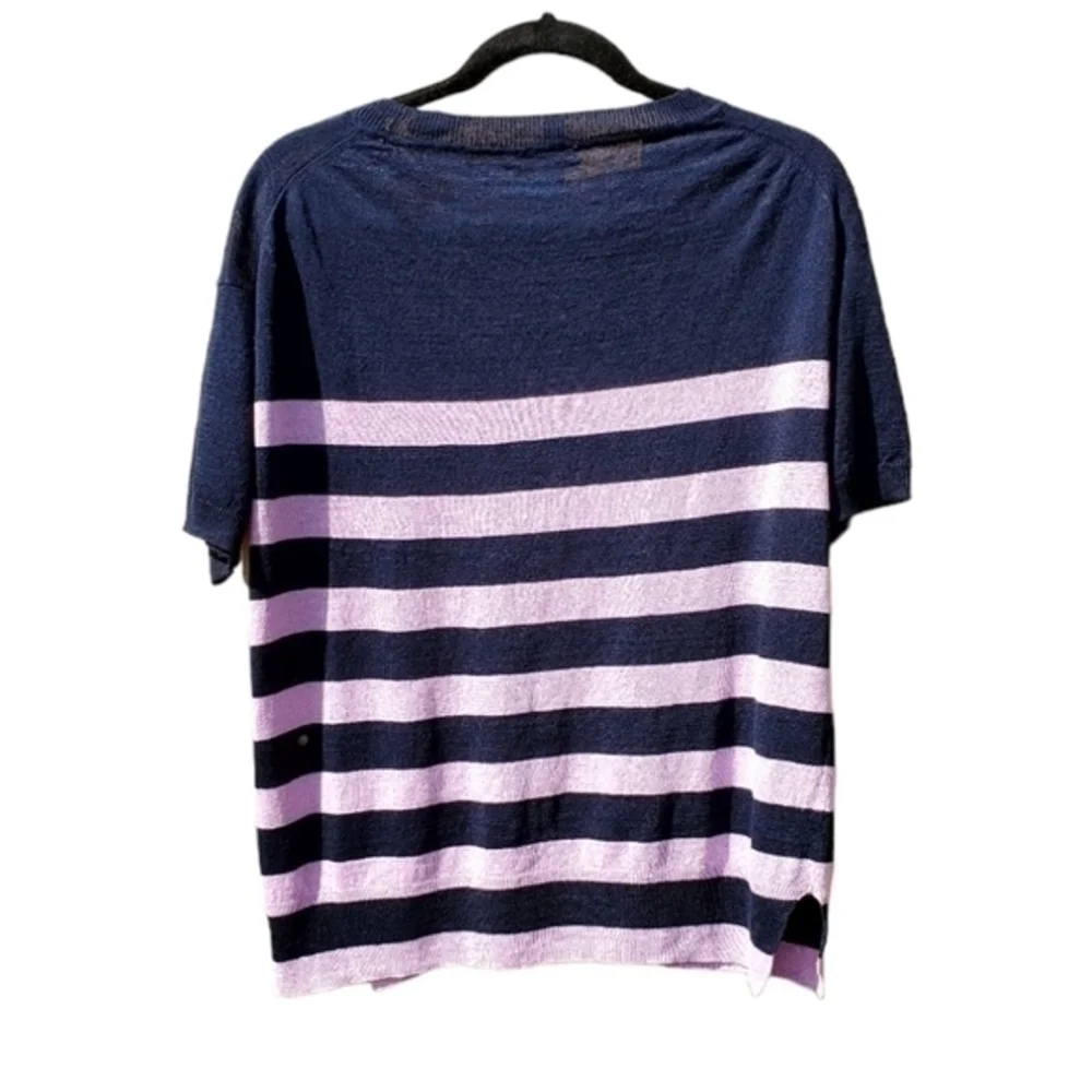 J. Crew Knit‎ Linen Scoop Neckline Sweater Top Size XS