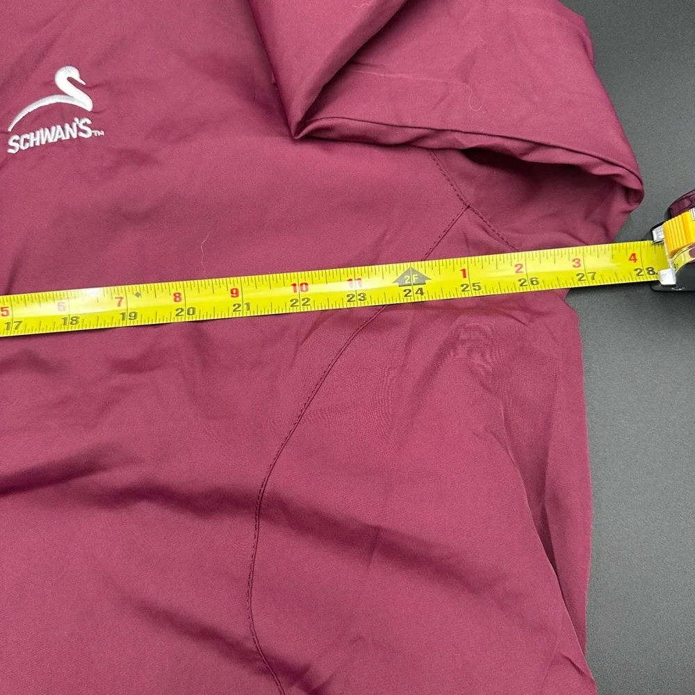 Sport-Tek burgundy windbreaker