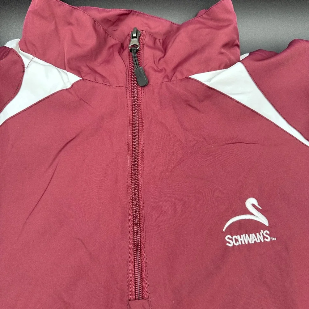 Sport-Tek burgundy windbreaker