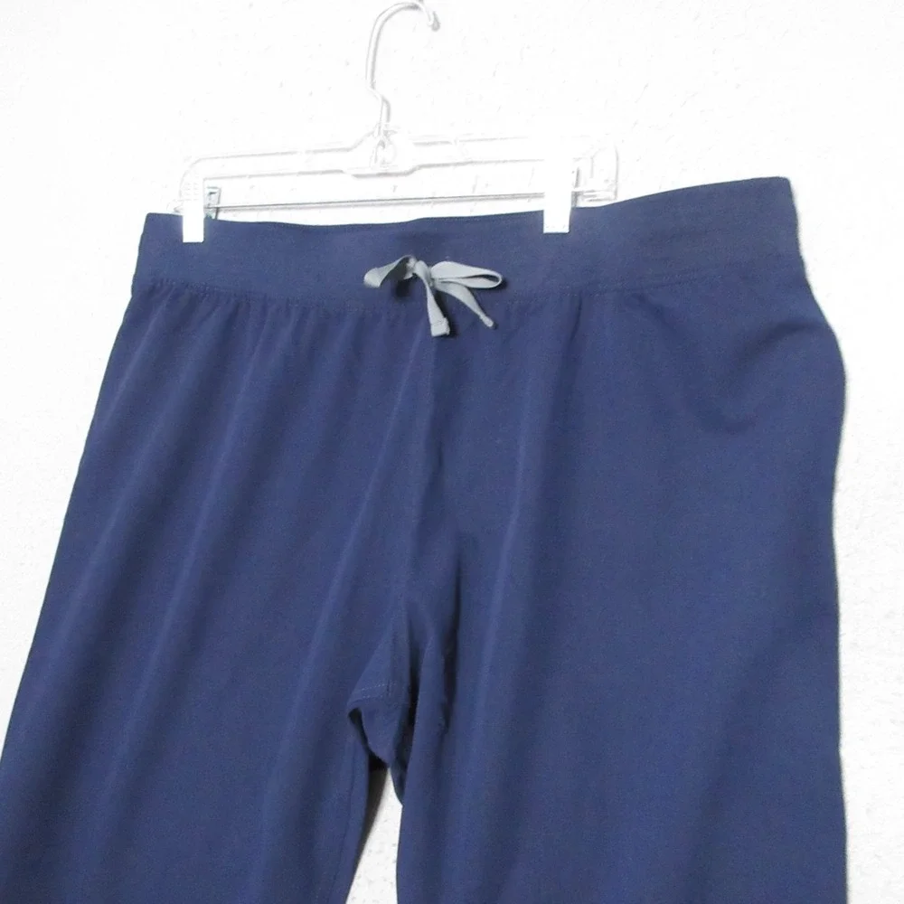 Figs Scrub Pants‎ Men XL Blue Livingston Basic Straight Medical Drawstring NWT