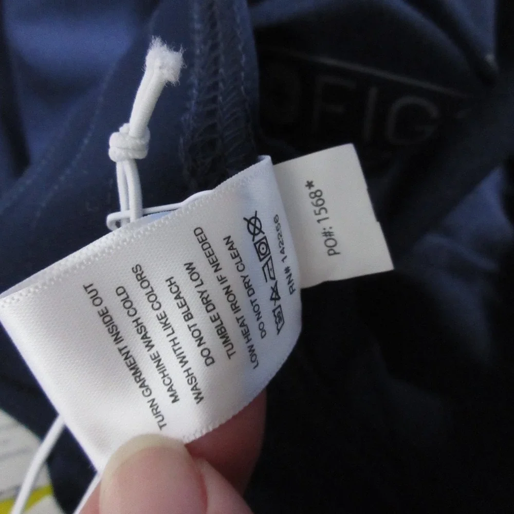 Figs Scrub Pants‎ Men XL Blue Livingston Basic Straight Medical Drawstring NWT