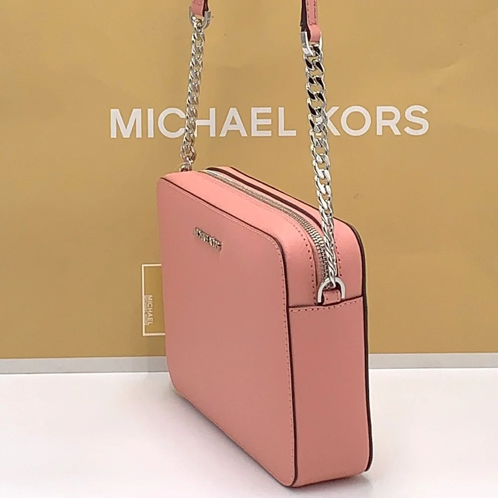 MICHAEL KORS LARGE EAST WEST CROSSBODY PRIMROSE COLOR