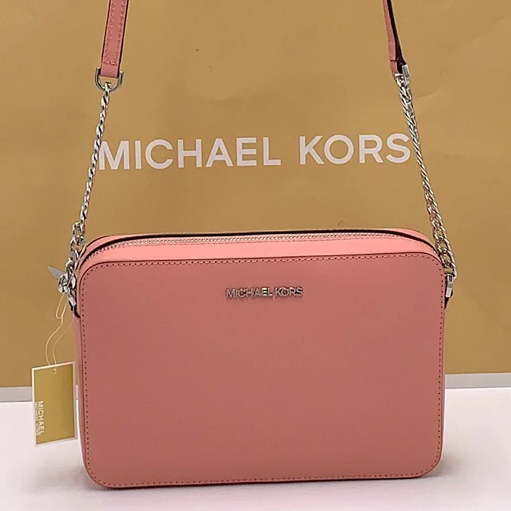 MICHAEL KORS LARGE EAST WEST CROSSBODY PRIMROSE COLOR