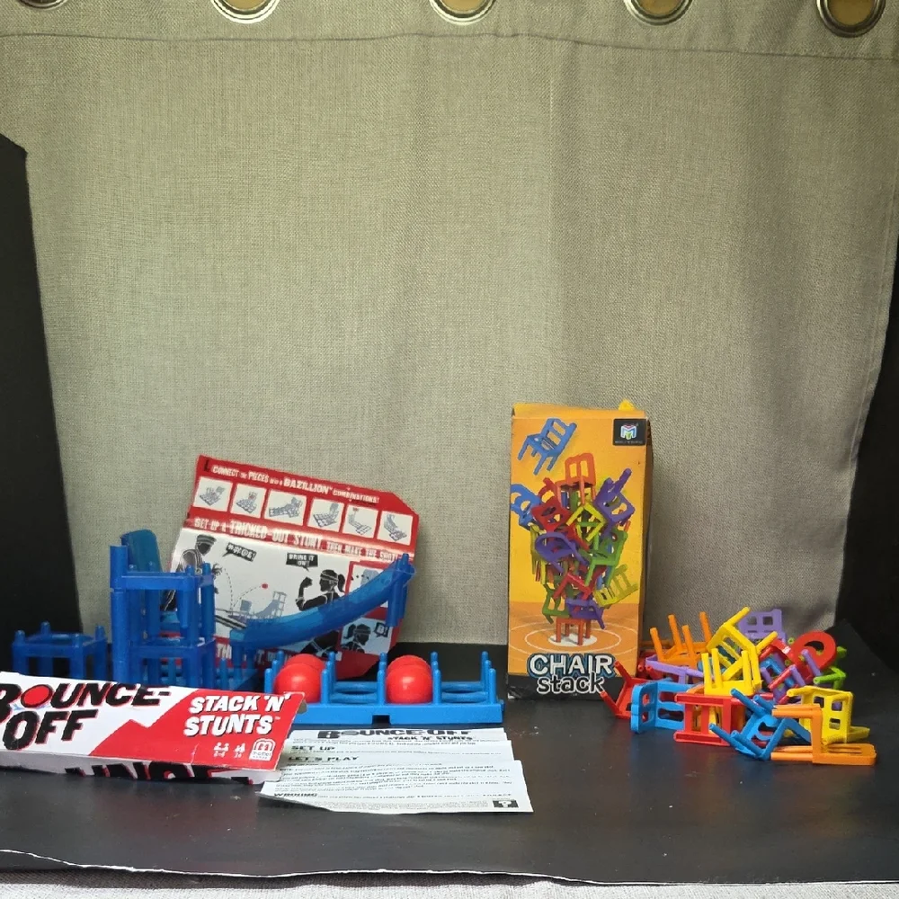 Chair‎ Stack Coordination, Bounce Off Stack N Stunts Games