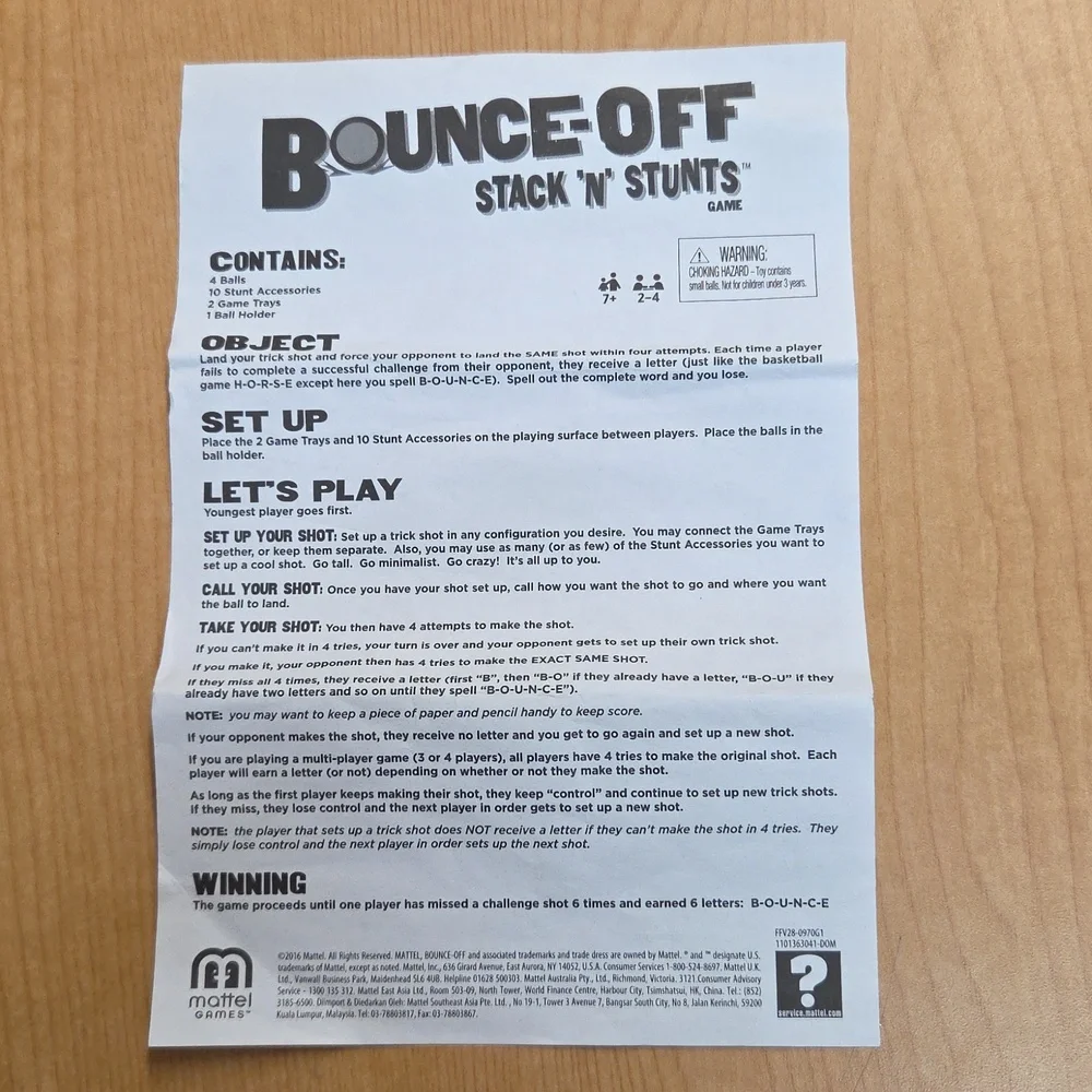 Chair‎ Stack Coordination, Bounce Off Stack N Stunts Games