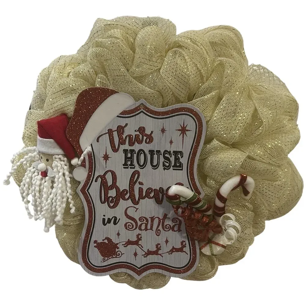 Santa Wreath
