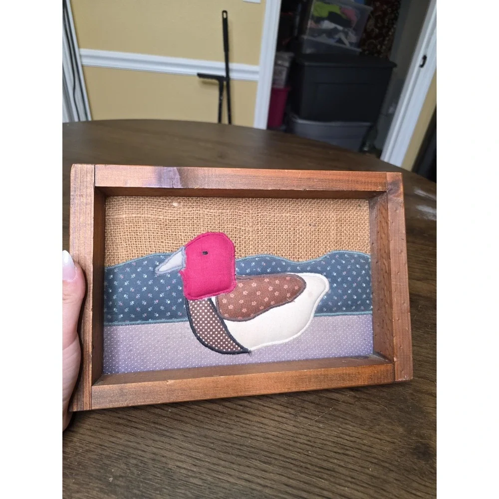 Handmade artwork farmhouse patchwork