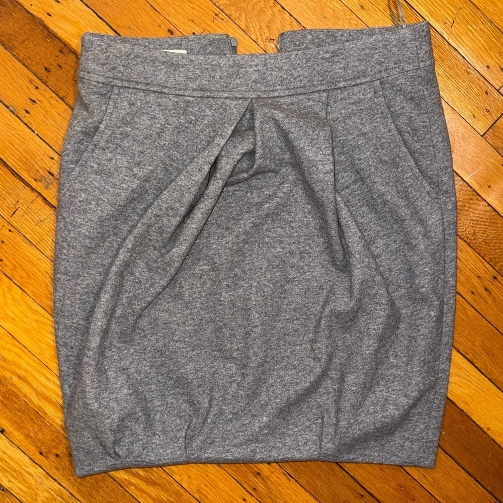 🖤 GUNEX Made in Italy Wool Pencil Skirt – Gray | Size US 6 PROJECT/REPAIR