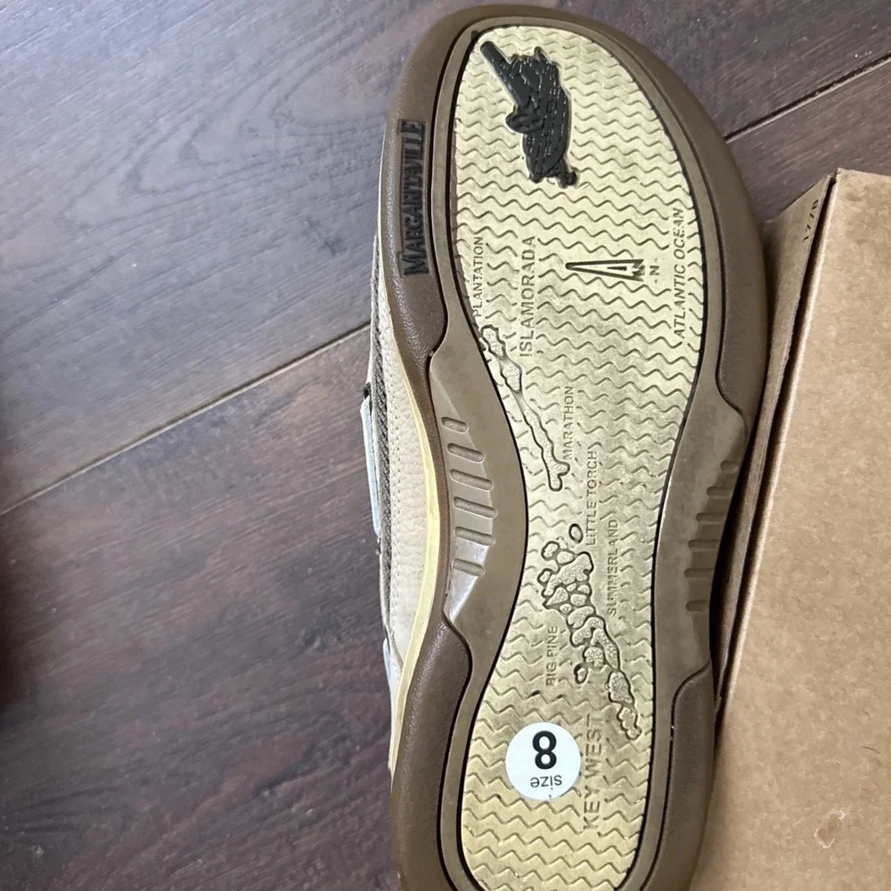 Margaritaville‎ Slip On Loafers Boat Shoes Brown Mens Size 8 MG8002B