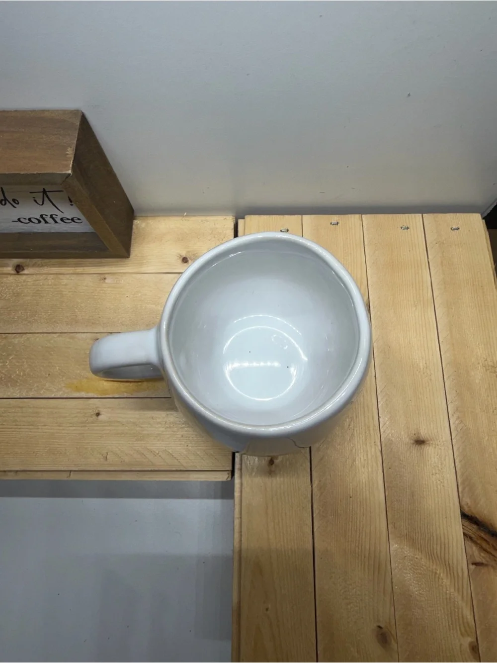 Crate & Barrel Portugal Gray Reactive Glaze Stoneware Mug