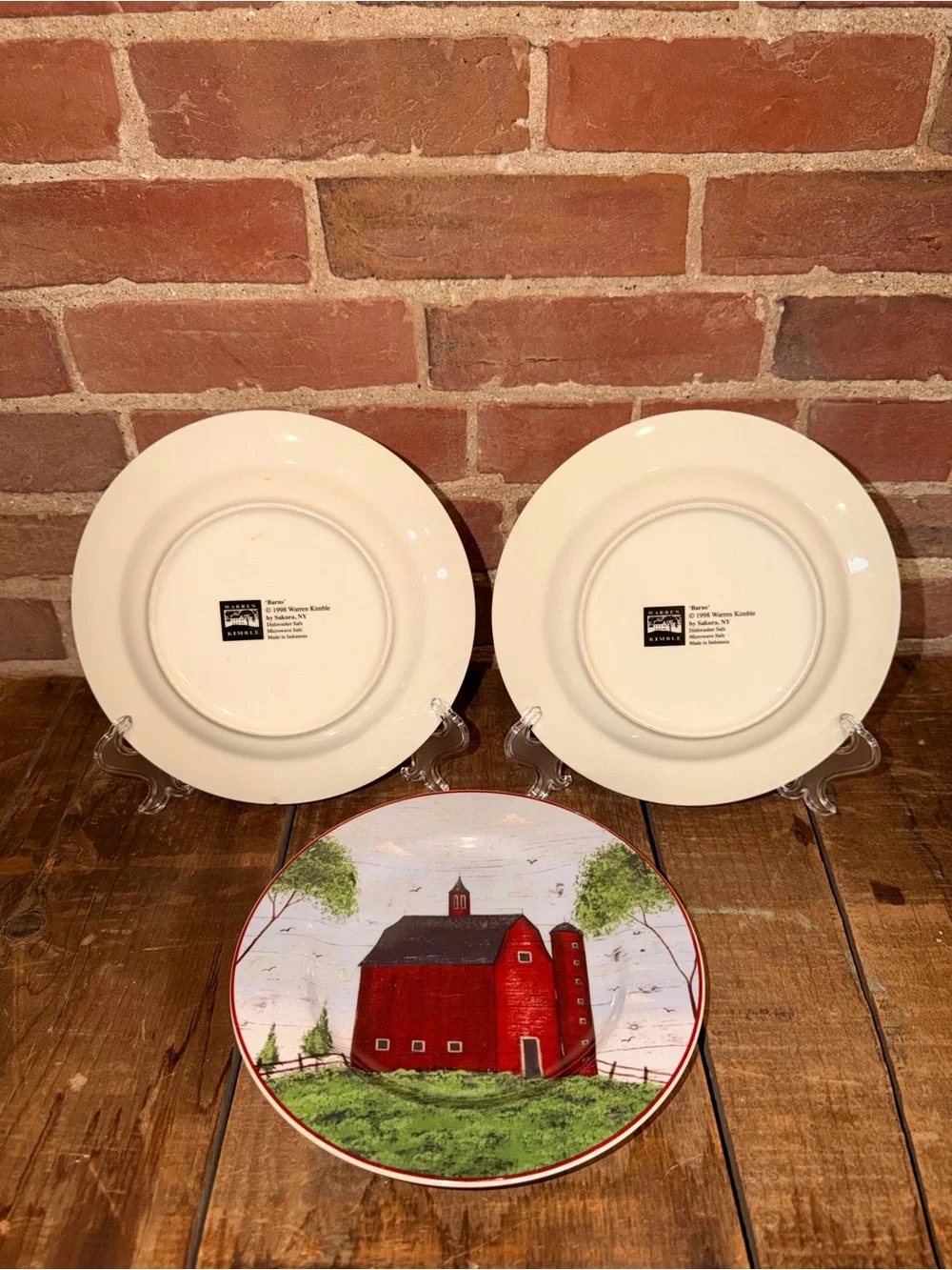 Certified International pair decorative