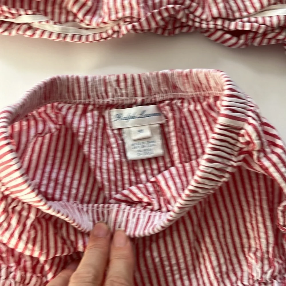 Ralph Lauren Overalls Dress With Bottoms Baby Girl, Nine Months