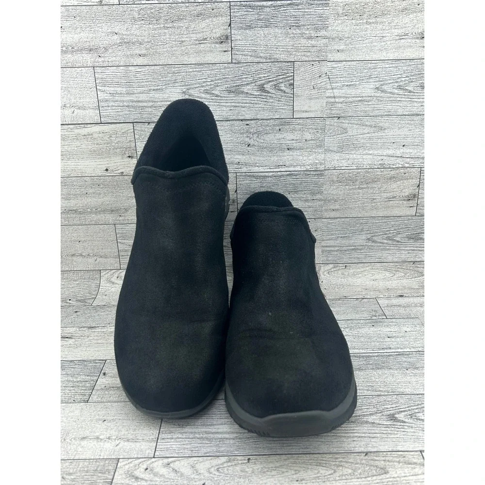 Skechers Slip-ins Relaxed Fit Easy Going Latte Black Shoes 167872 Women Sz 8.5