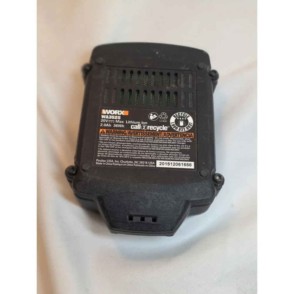 Genuine OEM WORX 20V MAX Lithium Battery 20 Volt WA3520 WA3525 WA3575 20 V