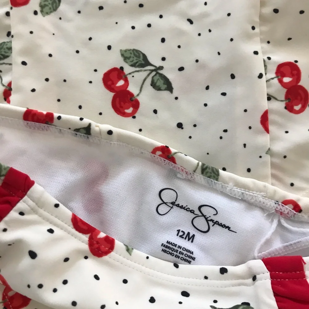Jessica Simpson cherry 50+ ruching