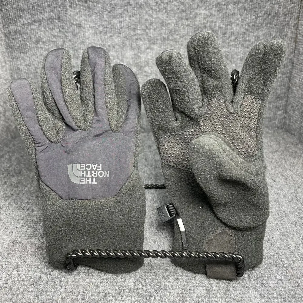 The North Face Youth Denali U/R Powered Gloves Youth Small Black Etip Light
