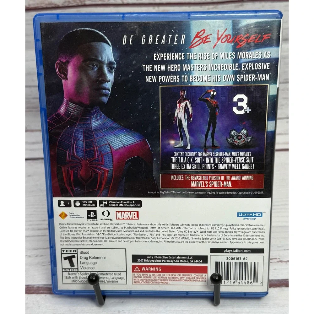 Marvel Spider-Man Miles Morales Ultimate Launch Edition Sony PlayStation 5 PS5