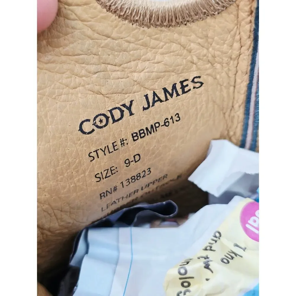 Cody James Xero Gravity Gibson Saddle Western Boots Brown Black 9