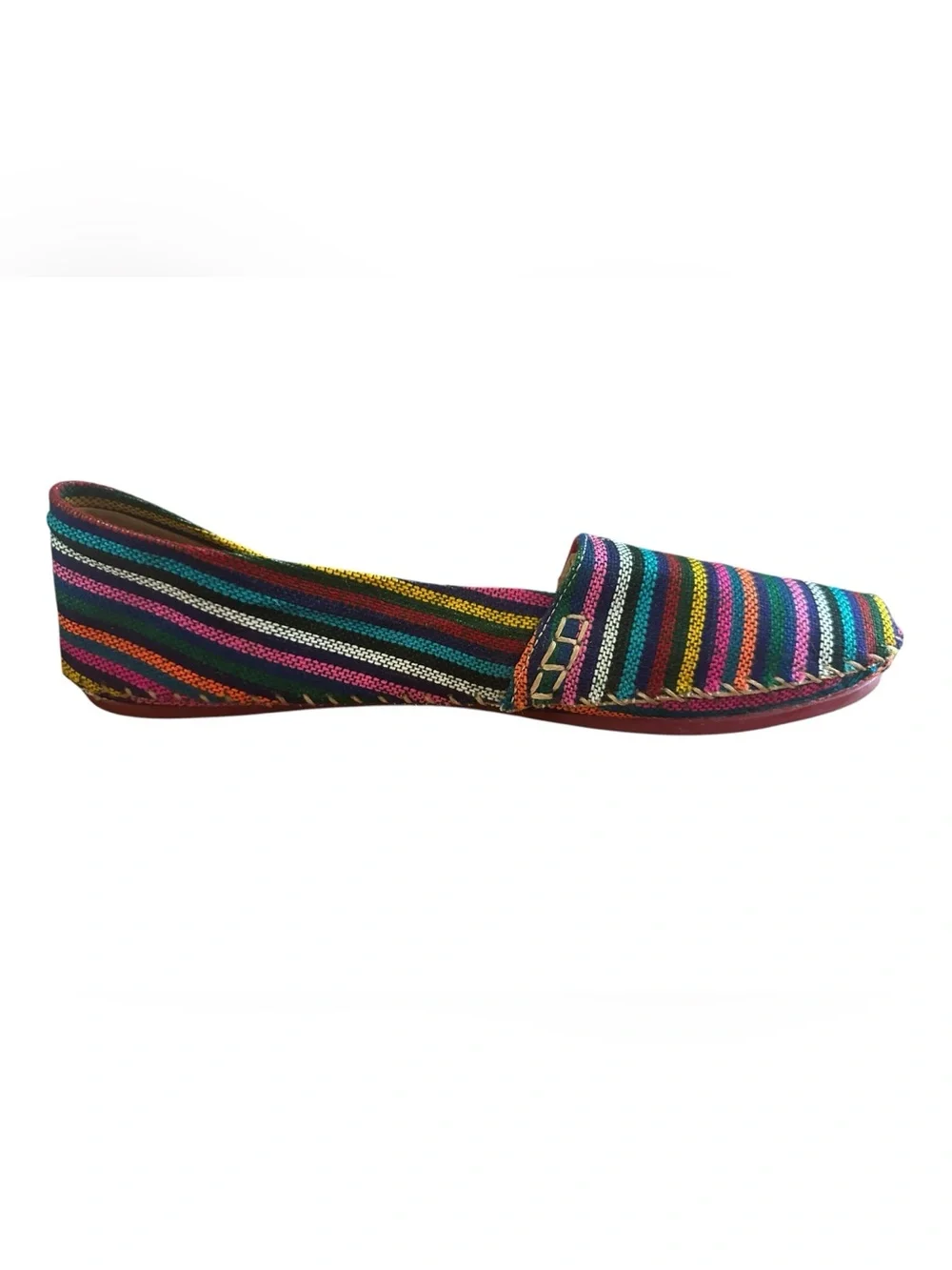 Adam Tucker Bright Striped Espadrilles – Size 10