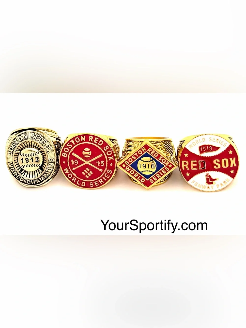 MLB / 1912 1915 1916 1918 Boston Red Sox World Series Championship Rings Set