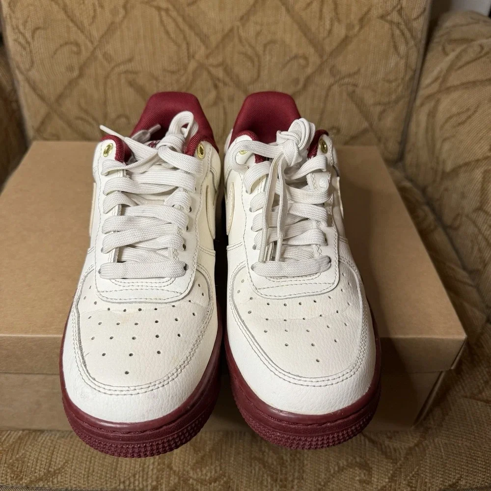 Nike Air Force 1 Low '07 Se 40th Anniversary Edition Sail Team Red Women's 6.5