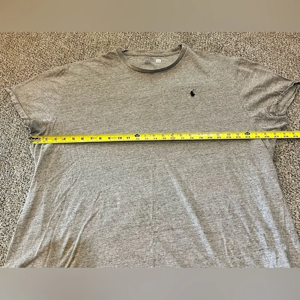 POLO RALPH LAUREN XXL Heathered Gray Short Sleeve Tee R $60
