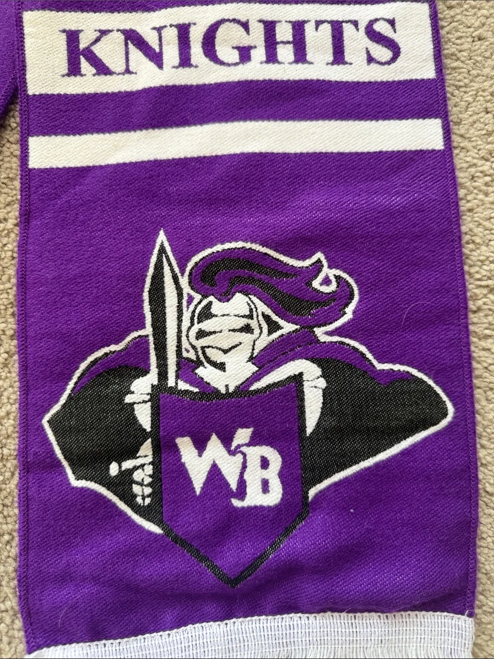 West Badin Knights Stadium School Spirit Scarf!