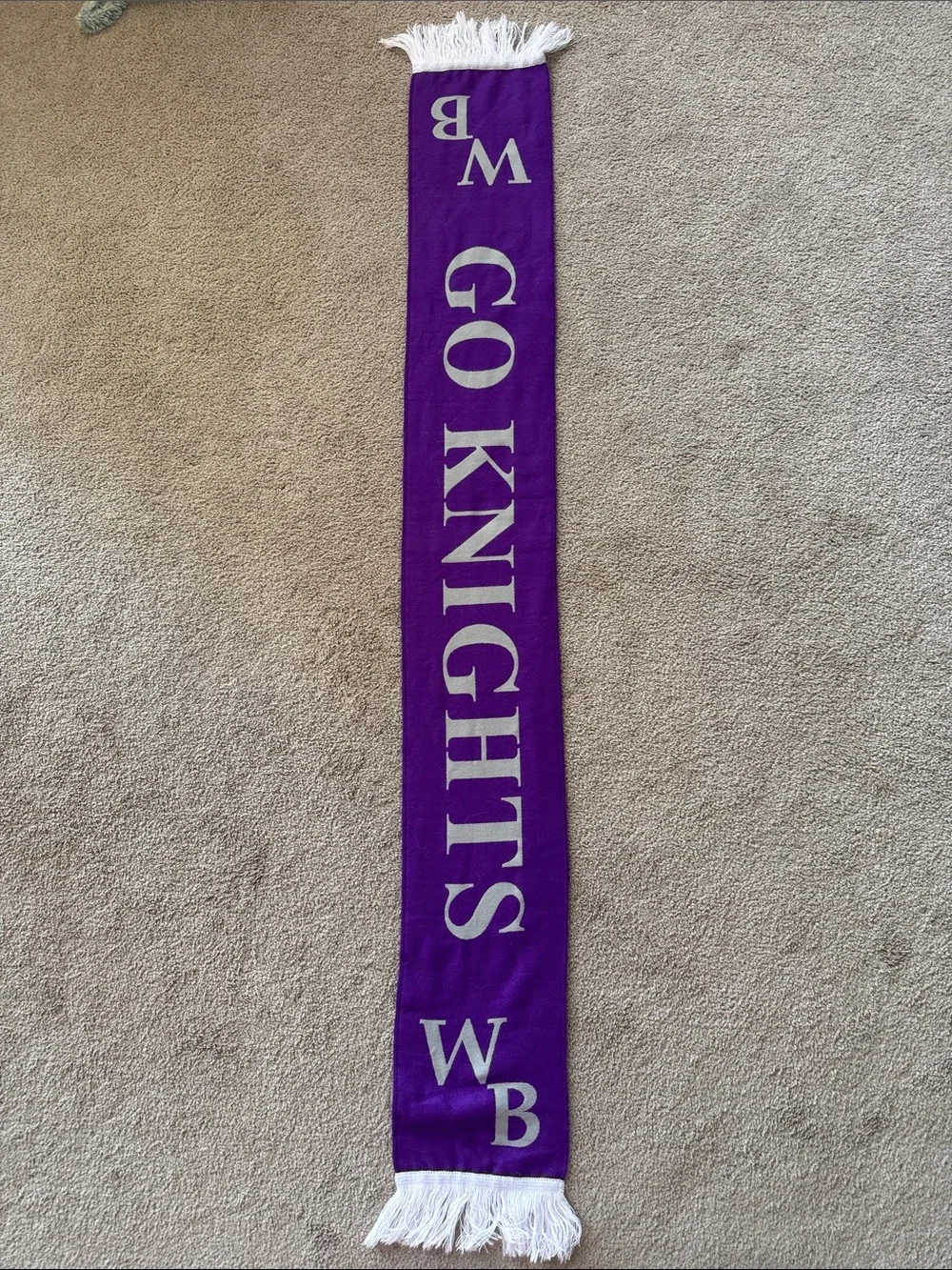 West Badin Knights Stadium School Spirit Scarf!